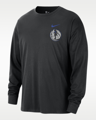 Мужская футболка Dallas Mavericks Essential City Edition Nike NBA Long-Sleeve