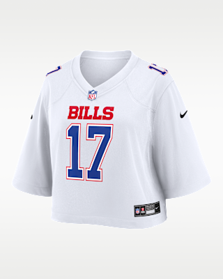 Женские джерси Josh Allen Buffalo Bills Nike NFL Cropped Tundra Game Jersey