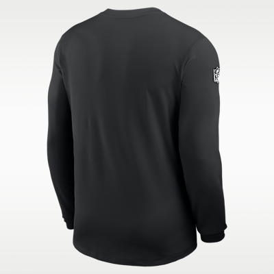 New York Jets Sideline Coach Men's Nike Dri-FIT NFL Long-Sleeve Top