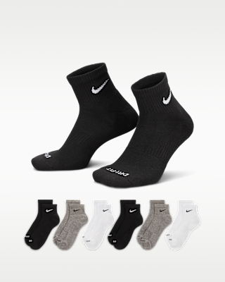 Unisex носки Nike Everyday Plus Cushioned Training Ankle Socks (6 Pairs) для тренировок