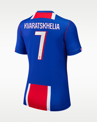 Женские джерси Khvicha Kvaratskhelia Paris Saint-Germain 2026/27 Stadium Home Nike Dri-FIT Soccer Jersey