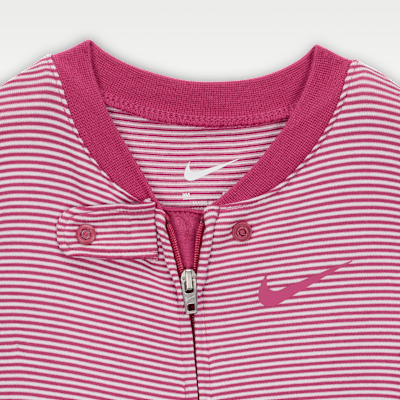 Nike Baby (0-9M) Striped Footed Coverall