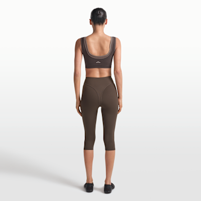 Bralette NikeSKIMS Ribbed Seamless med djup halsringning för kvinnor