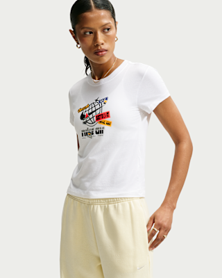 Женская футболка Nike Sportswear Chill Knit Slim Mod-Cropped