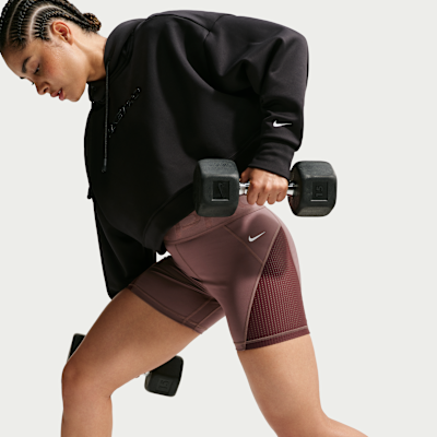 Nike Pro Sculpt Dri-FIT Yüksek Belli 13 cm Kadın Bisiklet Şortu görsel 4