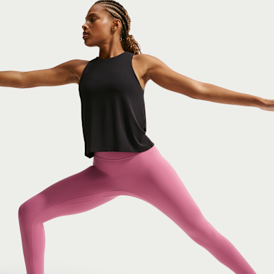 Nike Zenvy Yüksek Belli Bilek Üstü Ön Dikişsiz Kadın Taytı görsel 4
