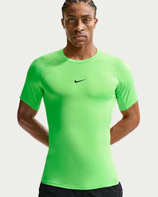 Мужские тайтсы Nike Pro Dri-FIT Tight Short-Sleeve Fitness Top для тренировок