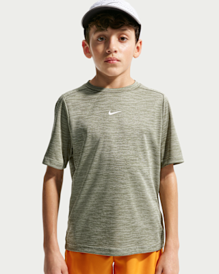 Детские шорты Nike Multi Big Kids' Dri-FIT Short-Sleeve Top