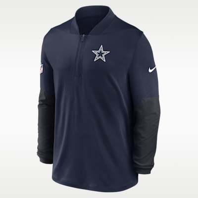 Dallas Cowboys Feel The Pressure Men's Nike Dri-FIT NFL 1/2-Zip Top