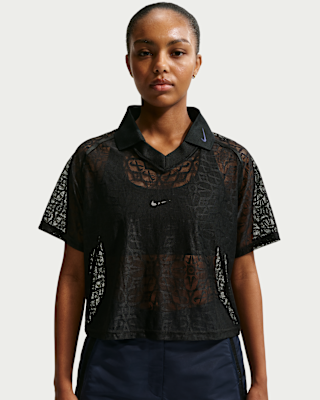 Женские джерси Nike Sportswear Loose Lace Polo Jersey Top