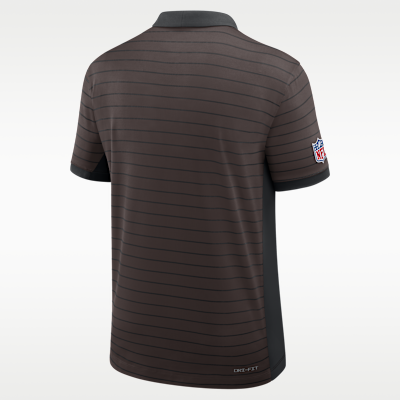 Cleveland Browns Sideline Victory Stripe Men's Nike Dri-FIT NFL Polo