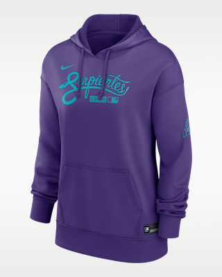 Женское худи Arizona Diamondbacks Authentic Collection City Connect Nike Therma MLB Pullover Hoodie