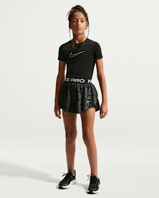 Детские шорты Nike Pro Big Kids' (Girls') 2-in-1 Shorts