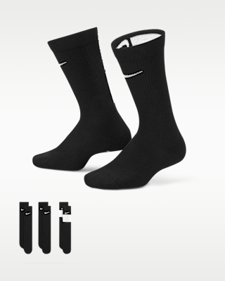 Unisex носки Nike Elite Kids' Basketball Crew Socks (3 Pairs) для баскетбола