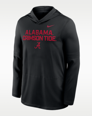 Мужские  Alabama Sideline Nike Dri-FIT College Long-Sleeve Hooded Top