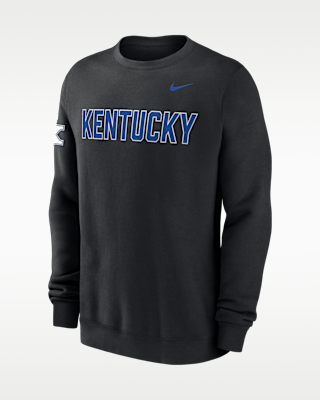 Мужские Kentucky Sideline Club Nike College Pullover Crew