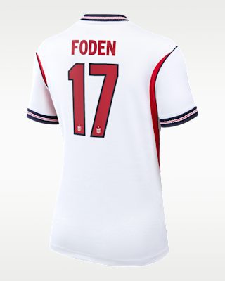 Женские джерси Phil Foden England National Team 2026 Stadium Home Nike Dri-FIT Soccer Jersey