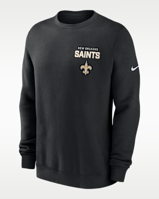 Мужские  New Orleans Saints Draw Block Club Nike NFL Pullover Crew