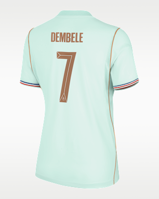 Женские джерси Ousmane Dembélé France National Team 2026 Stadium Away Nike Dri-FIT Soccer Jersey