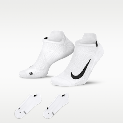 Nike Multiplier Running No-Show Socks (2 Pairs)