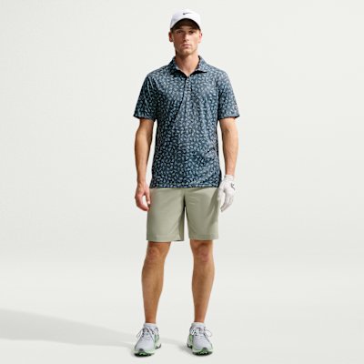 Nike Par Dri-FIT Grass Print Erkek Golf Polo Üstü görsel 4