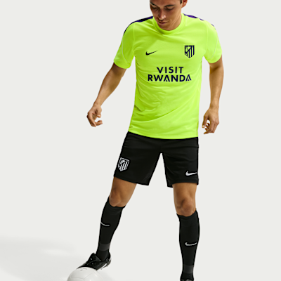 Nike Atlético Madrid Strike Nike Dri-FIT Kısa Kollu Erkek Futbol Üstü görsel 3