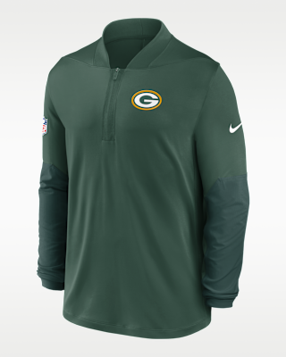 Мужские  Green Bay Packers Feel The Pressure Nike Dri-FIT NFL 1/2-Zip Top