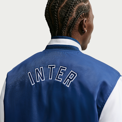 Nike Inter Milan Authentics Deplasman Nike Dugout Erkek Futbol Ceketi görsel 2