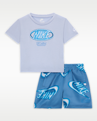 Детская футболка Nike Sportswear Club Baby 2-Piece Floatie and Shorts Set