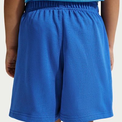 Conjunto de 2 piezas con shorts de French Terry holgados para niños talla pequeña Nike Sportswear In The Zone