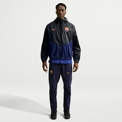 Nike FC Barcelona Üçüncü Nike Anthem Erkek Futbol Ceketi görsel 4