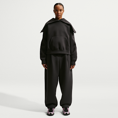 Nike Pregame Fleece Oversize Kadın Kapüşonlu Sweatshirt'ü görsel 4