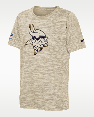 Детская футболка Minnesota Vikings Rivalries Collection Sideline Velocity Big Kids' Nike Dri-FIT NFL