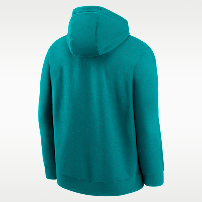 Sudadera con gorro sin cierre Nike de la NFL para hombre Miami Dolphins Club Logo
