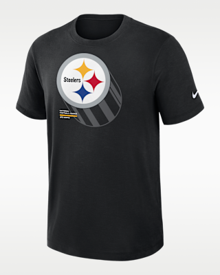 Мужская футболка Pittsburgh Steelers Slub Nike Dri-FIT NFL
