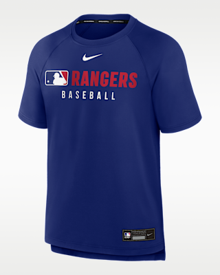 Мужская футболка Texas Rangers Authentic Collection Pregame Nike Dri-FIT MLB