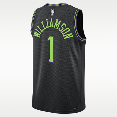 Jersey Nike Dri-FIT Swingman de la NBA para hombre Zion Williamson New Orleans Pelican City Edition 2023/24