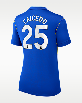 Женские джерси Moisés Caicedo Chelsea 2026/27 Stadium Home Nike Dri-FIT Soccer Jersey