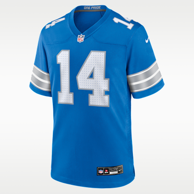 Jersey de fútbol americano Nike de la NFL Game para hombre Amon-Ra St. Brown Detroit Lions