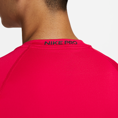 Nike Pro Dri-FIT Sıkı Kesimli Kısa Kollu Erkek Fitness Üstü görsel 4