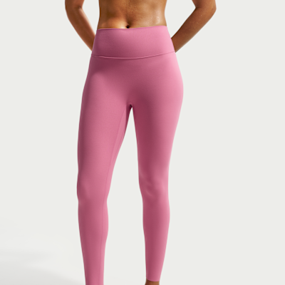 Nike Zenvy Yüksek Belli Bilek Üstü Ön Dikişsiz Kadın Taytı görsel 2