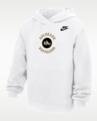 Детское худи Colorado Buffaloes Club Big Kids' Nike Pullover Fleece Hoodie