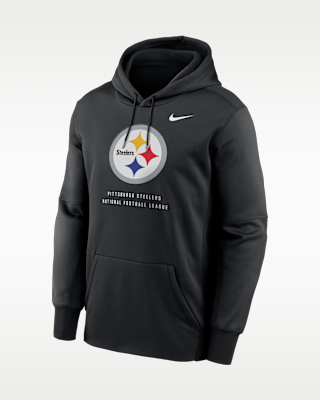 Мужское худи Pittsburgh Steelers Nike Therma NFL Pullover Hoodie