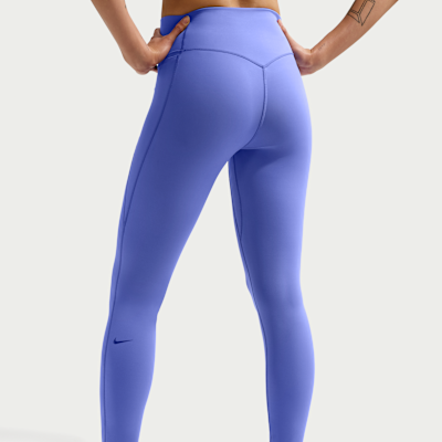 Nike Universa Yüksek Belli Ön Dikişsiz Tam Boy Kadın Taytı görsel 3