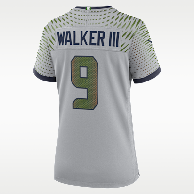 Jersey Nike de la NFL Game para mujer Kenneth Walker III Seattle Seahawks Rivalries Collection