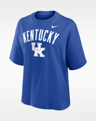 Женская футболка Kentucky Arch Over Logo Boxy Nike College