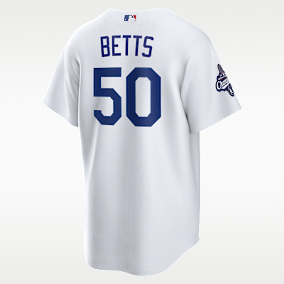 Mookie Betts Los Angeles Dodgers 2025 World Series Champions Men's Nike MLB Replica Jersey