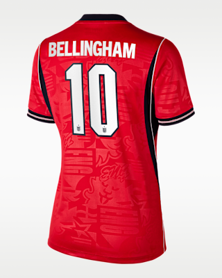 Женские джерси Jude Bellingham England National Team 2026 Stadium Away Nike Dri-FIT Soccer Jersey