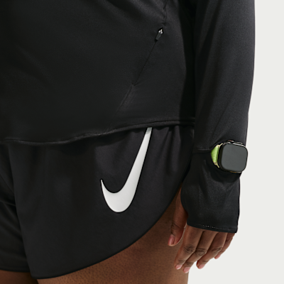 Nike Swift Dri-FIT UV Çeyrek Fermuarlı Kadın Koşu Üstü (Büyük Beden) görsel 6