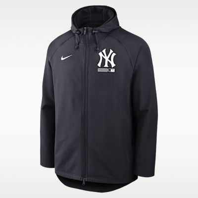 Chamarra con gorro y cierre completo Nike Therma-FIT de la MLB para hombre New York Yankees Authentic Collection